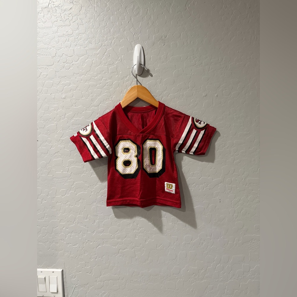 Vintage Wilson‎ Jerry Rice 49ers Toddler Jersey 2T Bin 2